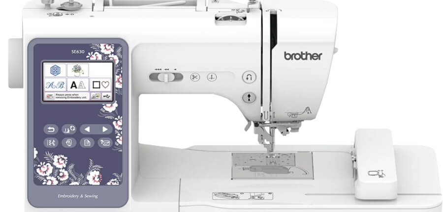 Brother se630 embroidery machine screen