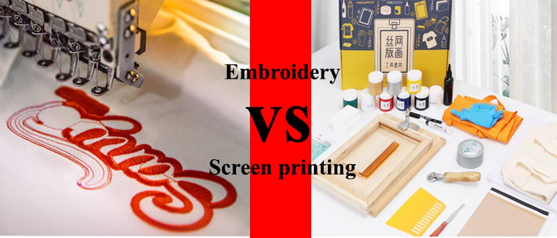 Distinguishing Embroidery and Screen Printing
